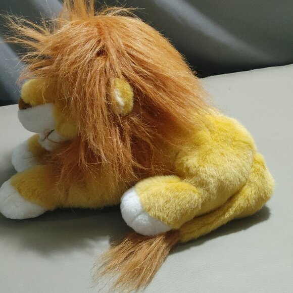 Disneys The Lion King Plush Lion Stuffed Animal Soft Toy Yellow Brown 12 Inch - Picture 3 of 10